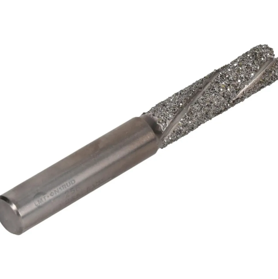 Spiral Router Bit: 3/8" Dia, 1-3/8" LOC, 3/8" Shank Dia, 3 Flute, Downcut
