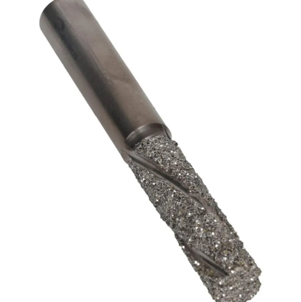 Spiral Router Bit: 3/8" Dia, 1-3/8" LOC, 3/8" Shank Dia, 3 Flute, Downcut