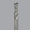 Spiral Router Bit: 3/8" Dia, 1-1/8" LOC, 3/8" Shank Dia, 2 Flute, Compression