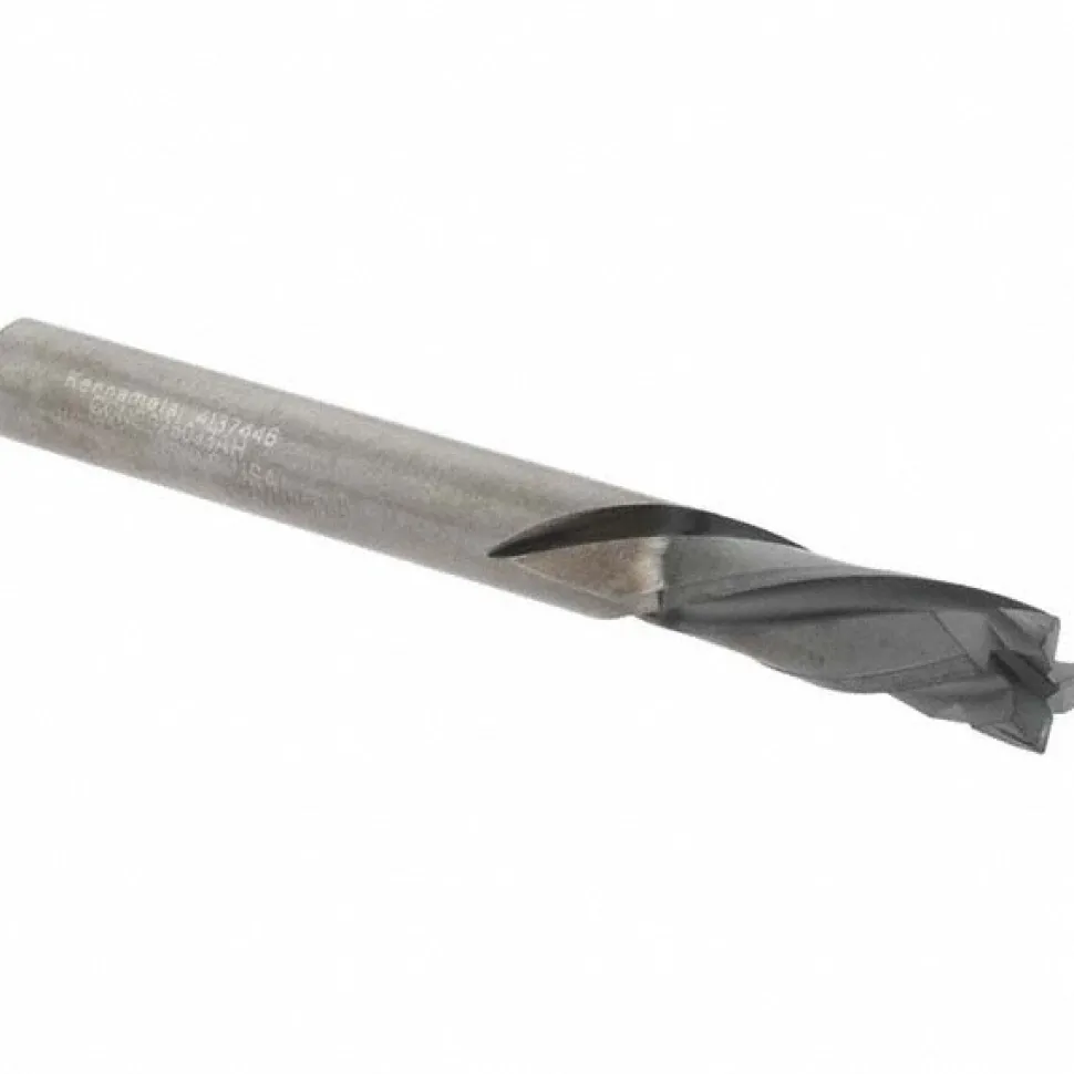 Spiral Router Bit: 1/4" Dia, 3/4" LOC, 1/4" Shank Dia, 3 Flute, Compression