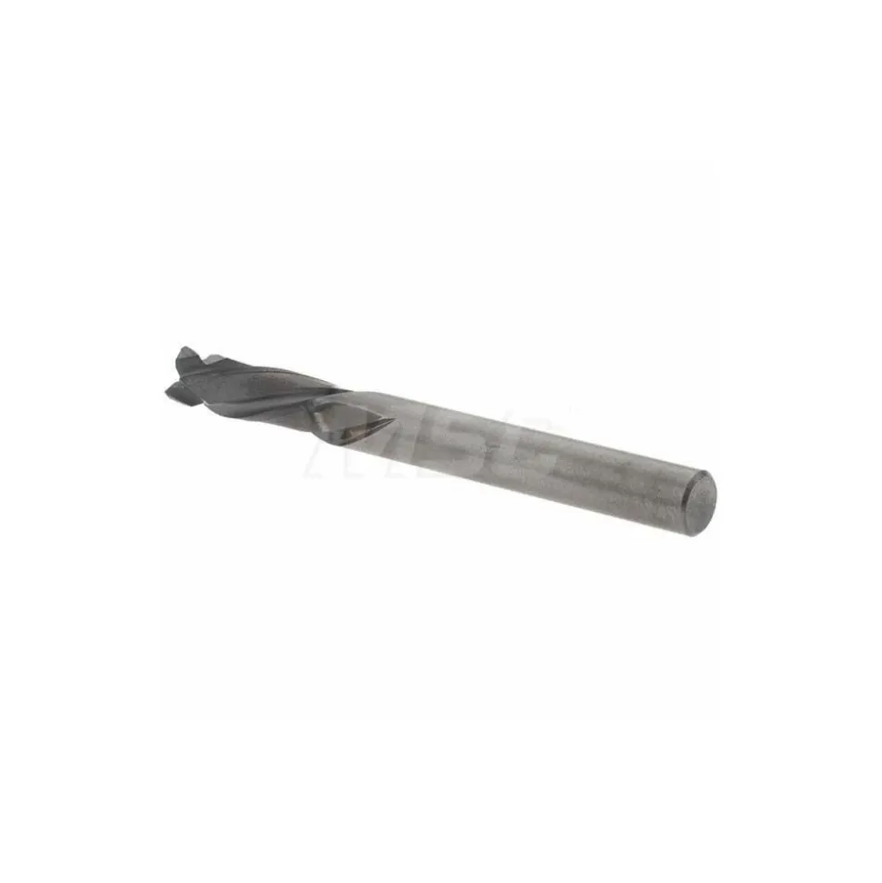 Spiral Router Bit: 1/4" Dia, 3/4" LOC, 1/4" Shank Dia, 3 Flute, Compression