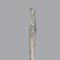 Spiral Router Bit: 5/32" Dia, 5/16" LOC, 3/16" Shank Dia, 1 Flute, Upcut