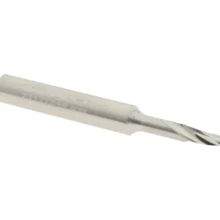Spiral Router Bit: 1/8" Dia, 1/4" LOC, 1/4" Shank Dia, 1 Flute, Upcut