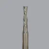 Spiral Router Bit: 3/16" Dia, 3/4" LOC, 1/4" Shank Dia, 2 Flute, Downcut