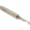 Spiral Router Bit: 1/8" Dia, 1/2" LOC, 1/4" Shank Dia, 1 Flute, Downcut
