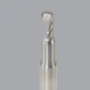 Spiral Router Bit: 3/16" Dia, 3/8" LOC, 1/4" Shank Dia, 1 Flute, Upcut