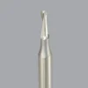 Spiral Router Bit: 1/8" Dia, 3/8" LOC, 1/4" Shank Dia, 1 Flute, Upcut