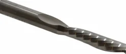 Spiral Router Bit: 3/8" Dia, 1-5/8" LOC, 3/8" Shank Dia, 1 Flute, Downcut
