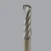 Spiral Router Bit: 1/8" Dia, 1/2" LOC, 1/8" Shank Dia, 1 Flute, Downcut
