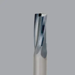 Spiral Router Bit: 3/8" Dia, 5/8" LOC, 3/8" Shank Dia, 3 Flute, Upcut