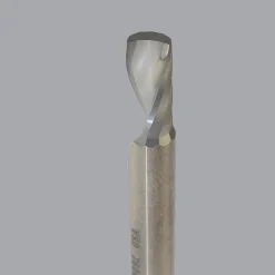 Spiral Router Bit: 3/16" Dia, 5/8" LOC, 3/16" Shank Dia, 1 Flute, Downcut