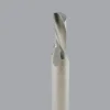Spiral Router Bit: 3/16" Dia, 3/8" LOC, 1/4" Shank Dia, 1 Flute, Downcut