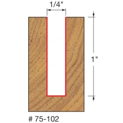 Spiral Router Bit: 1/4
