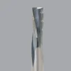 Spiral Router Bit: 3/8" Dia, 7/8" LOC, 3/8" Shank Dia, 3 Flute, Downcut