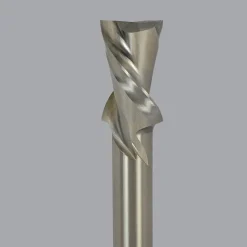 Spiral Router Bit: 3/4" Dia, 1-1/4" LOC, 1/2" Shank Dia, 2 Flute, Downcut