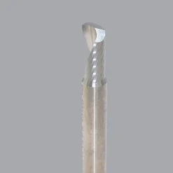 Spiral Router Bit: 3/16" Dia, 3/8" LOC, 3/16" Shank Dia, 1 Flute, Upcut