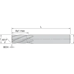 Spiral Router Bit: 1/4