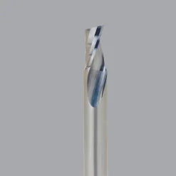 Spiral Router Bit: 3/8" Dia, 1-1/8" LOC, 3/8" Shank Dia, 1 Flute, Downcut