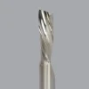 Spiral Router Bit: 3/8" Dia, 1-1/8" LOC, 3/8" Shank Dia, 1 Flute, Downcut
