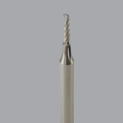 Spiral Router Bit: 1/16" Dia, 1/4" LOC, 1/8" Shank Dia, 1 Flute, Upcut