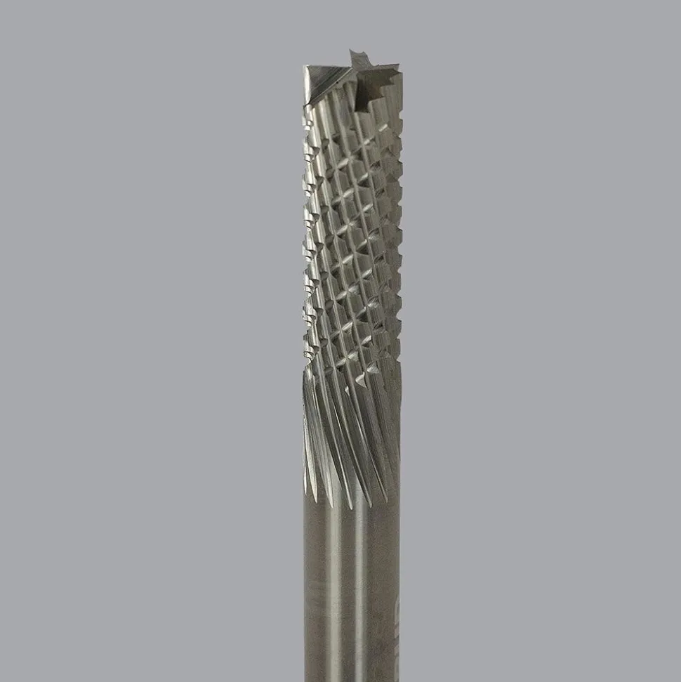 Spiral Router Bit: 3/8" Dia, 3/8" Shank Dia
