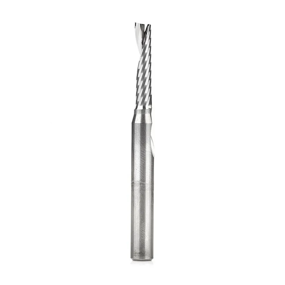 Spiral Router Bit: 4.76 mm Dia, 6.35 mm Shank Dia, 1 Flute, Upcut