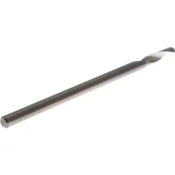 Spiral Router Bit: 3.00 mm Dia, 12.00 mm LOC, 3.00 mm Shank Dia, 1 Flute, Upcut