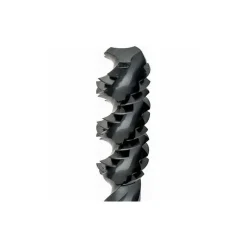 Spiral Flute Tap: 1/4-20, UNC, 3 Flute, Bottoming Chamfer, 2B Class of Fit, High-Speed Steel, Oxide Finish