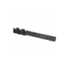 Spiral Flute Tap: 1/2-13, UNC, 3 Flute, Bottoming Chamfer, 2B Class of Fit, High-Speed Steel, Oxide Finish