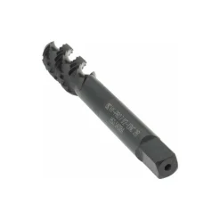 Spiral Flute Tap: 1/2-13, UNC, 3 Flute, Bottoming Chamfer, 2B Class of Fit, High-Speed Steel, Oxide Finish