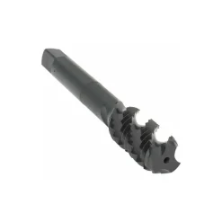 Spiral Flute Tap: 1/2-13, UNC, 3 Flute, Bottoming Chamfer, 2B Class of Fit, High-Speed Steel, Oxide Finish