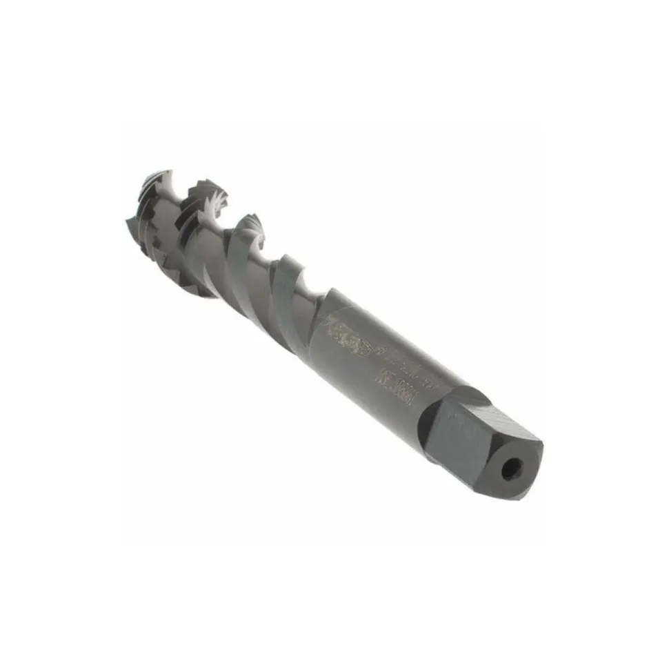 Spiral Flute Tap: 1/2-13, UNC, 3 Flute, Modified Bottoming Chamfer, 3B Class of Fit, Vanadium High-Speed Steel, Oxide Finish