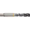 Spiral Flute Tap: 1/4-20, UNC, 3 Flute, Modified Bottoming Chamfer, 2B/3B Class of Fit, Cobalt, Proprietary Finish