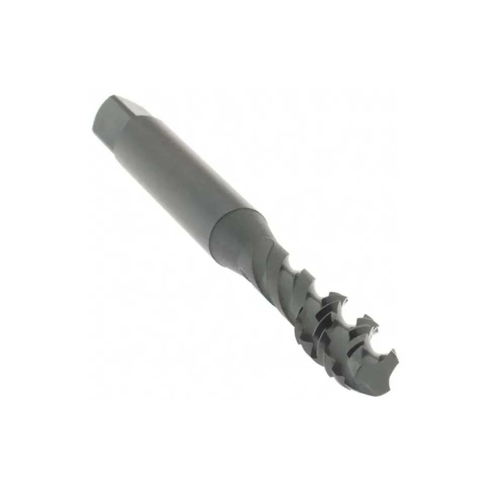 Spiral Flute Tap: 1/4-20, UNC, 3 Flute, Modified Bottoming Chamfer, 2B Class of Fit, Vanadium High-Speed Steel, Oxide Finish