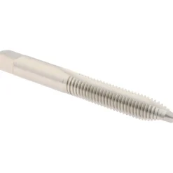 Spiral Point Tap: M8x1.25 Metric Coarse, 2 Flutes, Plug Chamfer, 6H Class of Fit, HSS