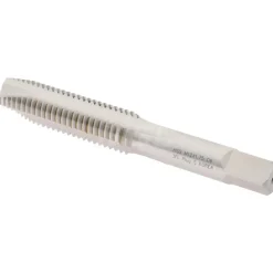 Spiral Point Tap: M12x1.75 Metric Coarse, 3 Flutes, Plug Chamfer, 6H Class of Fit, HSS