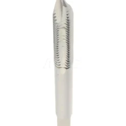 Spiral Point Tap: #10-24 UNC, 2 Flutes, Plug Chamfer, 2B/3B Class of Fit, HSS, Bright/Uncoated Coated