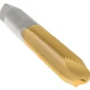 Spiral Point Tap: 5/16-18 UNC, 2 Flutes, Plug Chamfer, 3B Class of Fit, HSS, TiN Coated