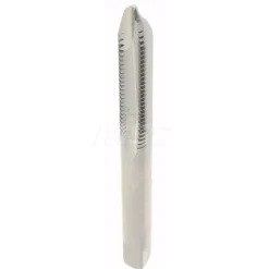Spiral Point Tap: #6-32 UNC, 2 Flutes, Plug Chamfer, 2B Class of Fit, HSS, Bright/Uncoated Coated
