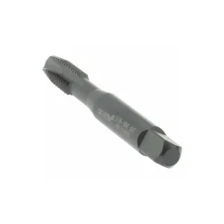 Spiral Point Tap: 5/16-18 UNC, 3 Flutes, Plug Chamfer, 3B Class of Fit, HSS-E Vanadium, Steam Oxide Coated