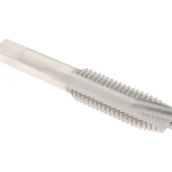 Spiral Point Tap: 5/8-11 UNC, 3 Flutes, Plug Chamfer, 3B Class of Fit, HSS, Bright/Uncoated Coated