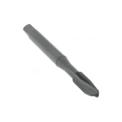 Spiral Point Tap: #10-24 UNC, 3 Flutes, Plug Chamfer, 2B Class of Fit, HSS-E Vanadium, Steam Oxide Coated
