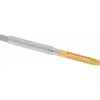 Spiral Point Tap: #4-40 UNC, 2 Flutes, Plug Chamfer, 2B/3B Class of Fit, HSS, TiN Coated