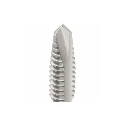 Spiral Point Tap: 1/4-20 UNC, 2 Flutes, Plug Chamfer, 3B Class of Fit, HSS, Bright/Uncoated Coated