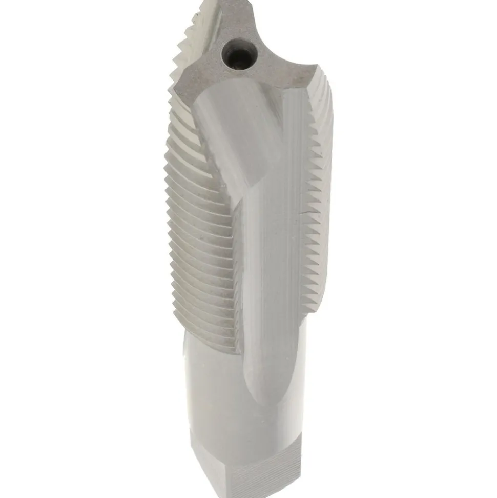 Spiral Point Tap: 3/4-10 UNC, 3 Flutes, Plug Chamfer, HSS, Bright/Uncoated Coated