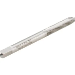 Spiral Point Tap: #10-32 UNF, 2 Flutes, Plug Chamfer, 2B Class of Fit, HSS, Bright/Uncoated Coated
