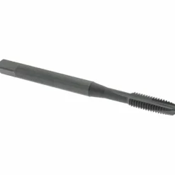 Spiral Point Tap: #10-32 UNF, 3 Flutes, Plug Chamfer, 2B Class of Fit, HSS-E Vanadium, Steam Oxide Coated