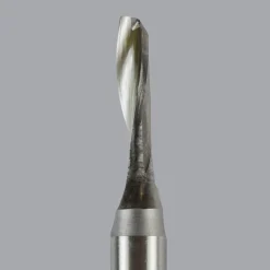 Spiral Router Bit: 3/16" Dia, 5/8" LOC, 1/4" Shank Dia, 1 Flute, Upcut