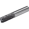 Spiral Router Bit: 1/4" Dia, 1-1/4" LOC, 1/4" Shank Dia, 10 Flute, Helical