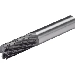 Spiral Router Bit: 1/4" Dia, 1-1/4" LOC, 1/4" Shank Dia, 10 Flute, Helical